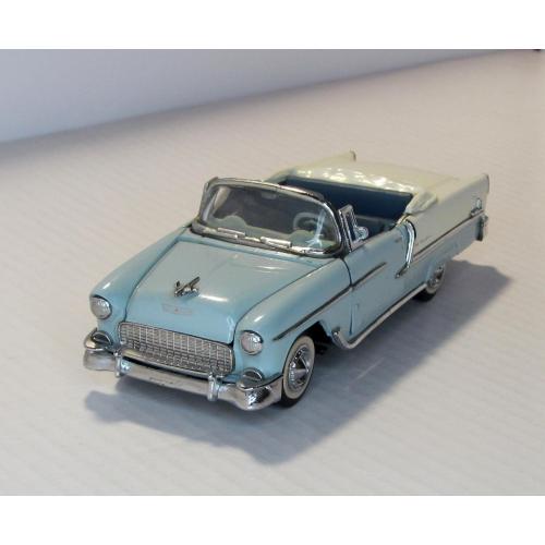 Chevrolet Bel Air Cabriolet 1955, Franklin Mint (USA). made in China 1:43. Открываются двери и капот