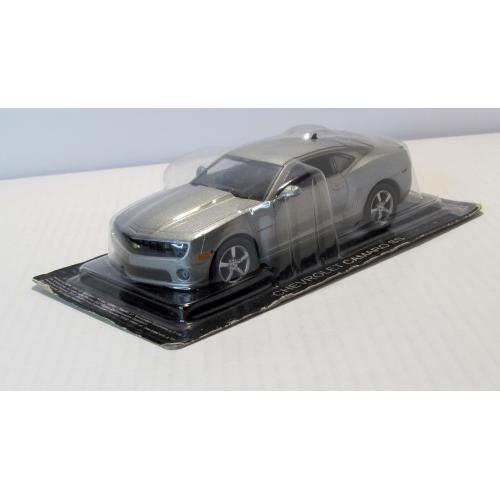 Chevrolet Camaro SS 2009, Deagostini. 1:43 запечатанный блистер Суперкары №58. Шевроле Камаро
