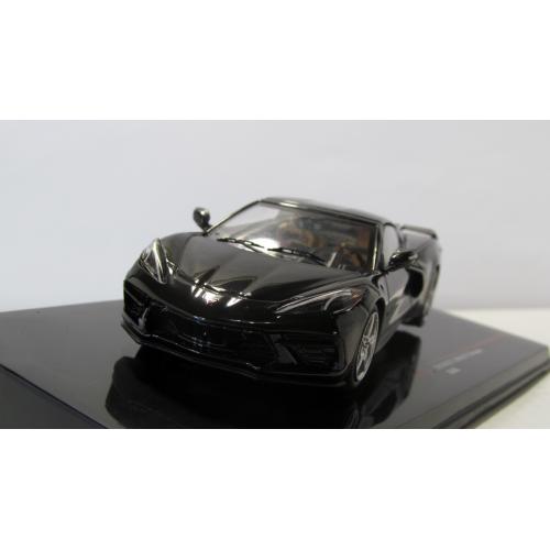 Chevrolet Corvette Stingray 2020, IXO Models. 1:43 коробка и бокс. Шевроле Корвет 2020