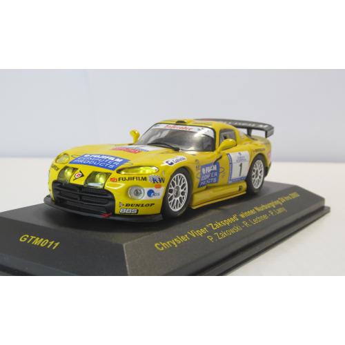 Chrysler Viper GTS-R #1 24h Nürburgring 2002, IXO Models. 1:43 коробка и бокс. Крайслер Вайпер