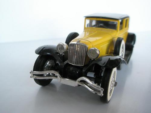 Cord L 29 1929 желтый , Solido made in France 1:43, сделано во Франции в1970-е
