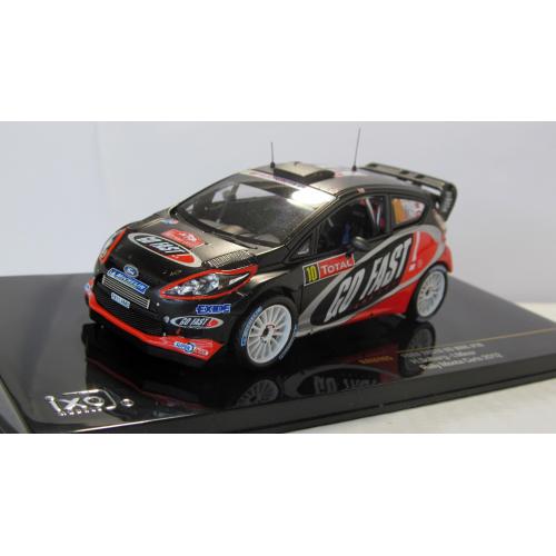 Ford Fiesta RS WRC #10, IXO Models. 1:43 коробка и бокс. Форд Фиеста RS WRC Rally Monte Carlo 2012