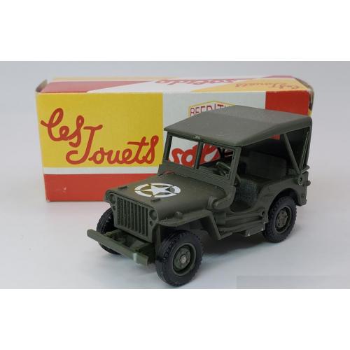 Jeep Willys. Solido Hachette. made in France. 1:43 в коробке 04-2001. Джип Солидо