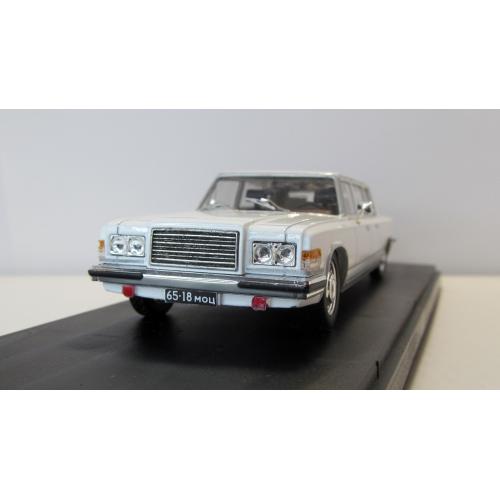 Конверсия Белый ЗиЛ-4104, DiamonD. Перекрас, лак, детализация 1:43 бокс