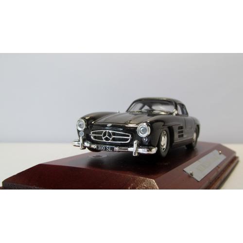 Конверсия Black Mercedes 300SL 1954, DiamonD. Перекрас, лак, детализация 1:43 бокс. Мерседес