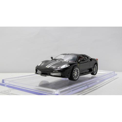  Конверсия черный Ferrari 430 Scuderia, DiamonD. Перекрас, лак, детализация 1:43 бокс.
