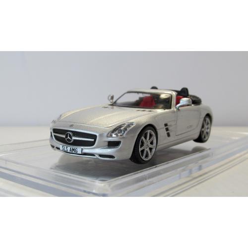 Конверсия Кабриолет Mercedes-Benz SLS 2010 AMG Coupe, Altaya. Авторская работа. Бокс 1:43.