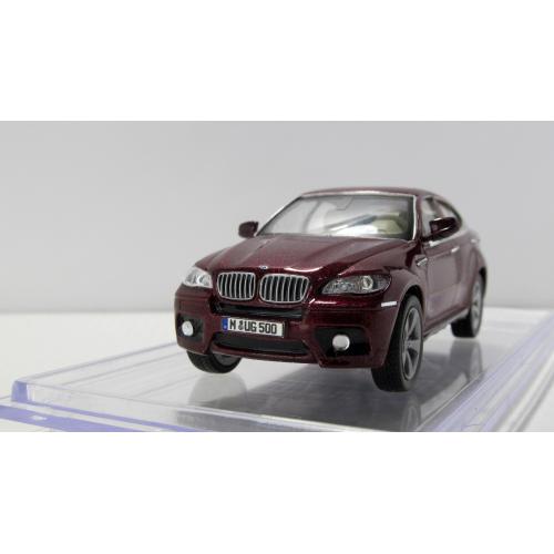 Конверсия красный BMW X6 E71 xDrive 35d 2009, DiamonD. Перекрас, лак, детализация 1:43 бокс.