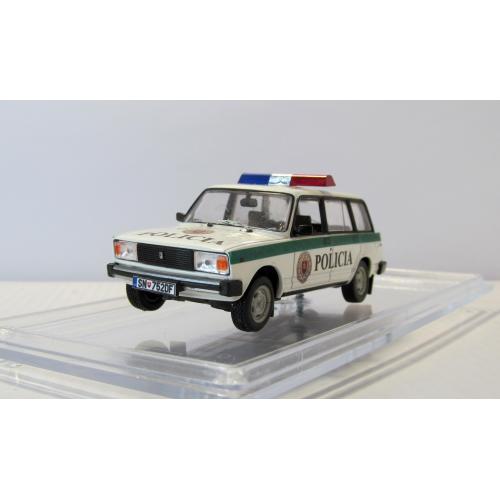 Конверсия Полиция Словакии ВАЗ-2104 Жигули, DiamonD. детализация 1:43 бокс.