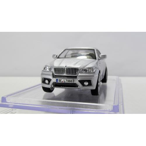 Конверсия серебряный BMW X6 E71 2009, DiamonD. Перекрас, лак, детализация 1:43 бокс.