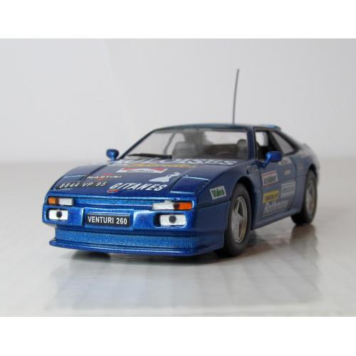 Конверсия Venturi 260 Atlantique 1995 Rally. 1:43 декали раллийные, антена, DeAgostini