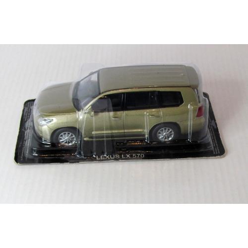  Lexus LX 570, Deagostini. 1:43 запечатанный блистер Суперкары №51. Лексус LX 570,