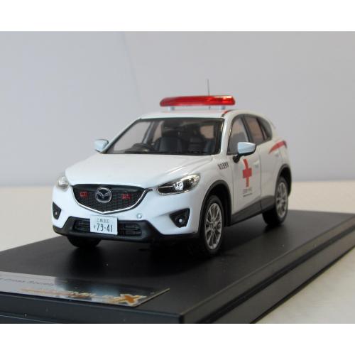 Mazda CX-5 2013, Japaneses Red Cross Society, японский красный Крес, Premium X. 1:43 коробка и бокс.