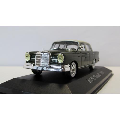 Mercedes-Benz 220 SE Fintail W111 1959, DeAgostini. 1:43 Бокс. Мерседес-Бенц 220 SE 1959
