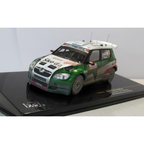 Skoda Fabia S2000 #5 IXO, Models. 1:43 коробка и бокс. Rally Monte Carlo 2010. Шкода Фабия 2010