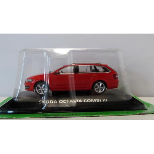 Skoda Octavia Combi III 2013, Kaleidoskop Skoda. 1:43 запечатанный блистер. Шкода Октавия 2013