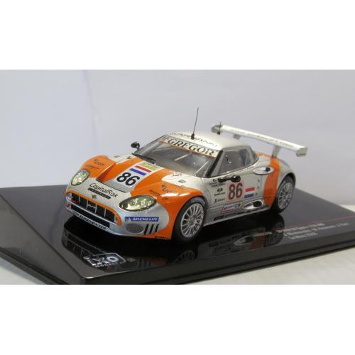 Spyker C8 Spyder GT2-R 86, IXO Models. 1:43 коробка и бокс. Спайкер C8