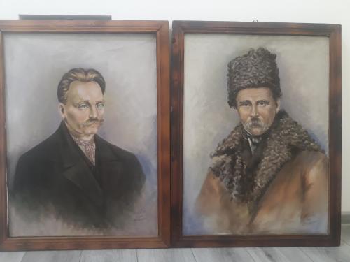 Картины - Портреты Т.Г. Шевченко и И.Я.Франко