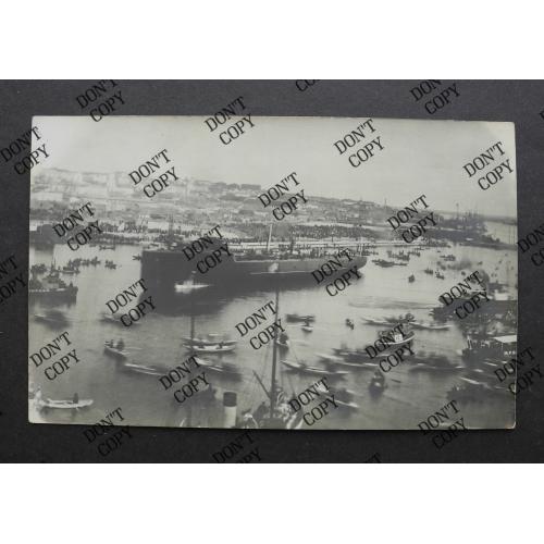 Херсон. Спуск на воду миноносца «Быстрый», завод А. Вадона, 25 мая 1914 г. Фото № 2.