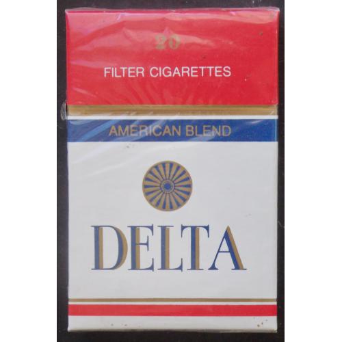 Сигареты Delta American Blend. Швейцария по лицензии США. 90-е годы.