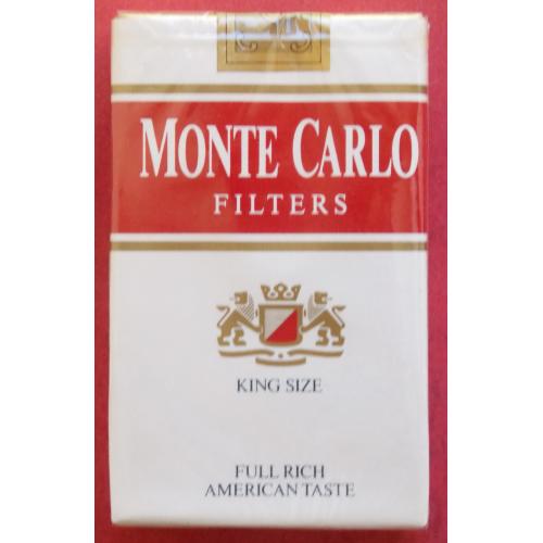 Сигареты Monte Carlo Full Rich American Taste. 1990-е годы.