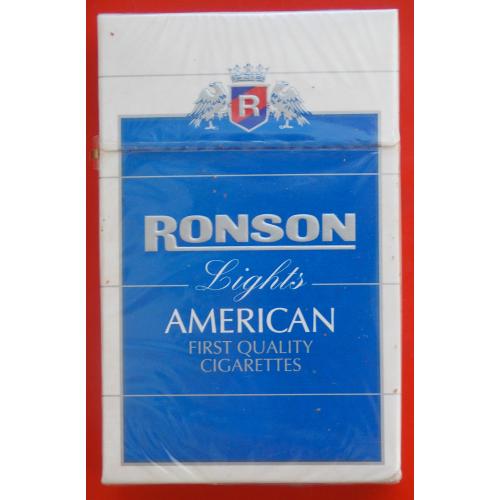 Сигареты Ronson American Lights. Австрия. 1997 г. 