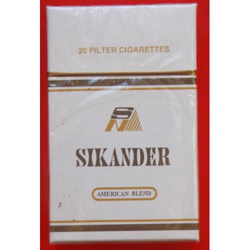 Сигареты Sikander American Blend. Производство Болгария.1990-е годы.