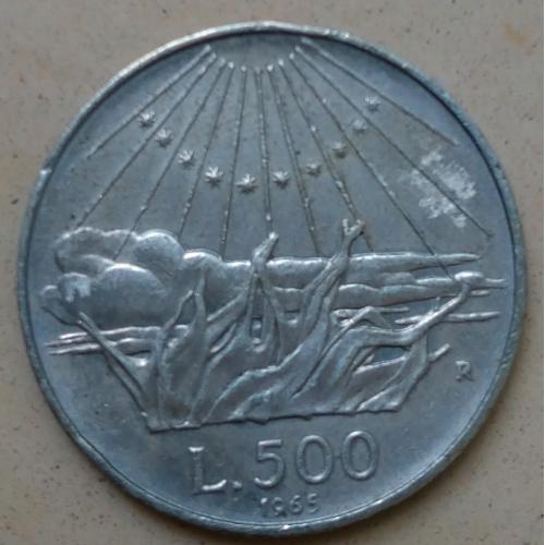 500 lire 1965