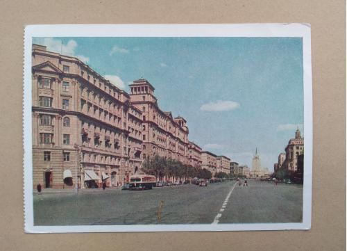 Москва Можайское шоссе Голанд 1956г СССР