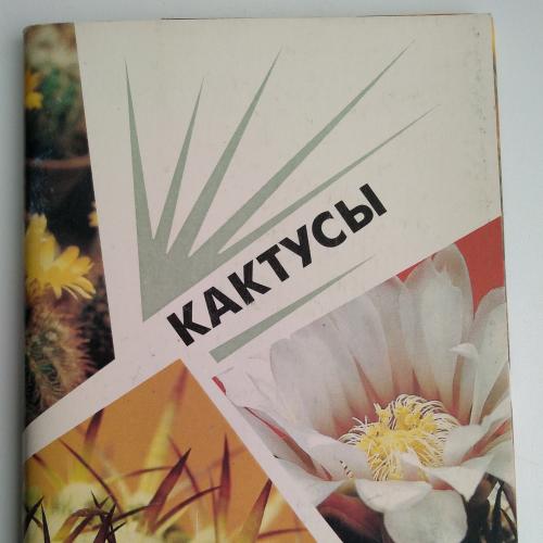 Набор открыток Кактусы 18 шт. 1990г Полный