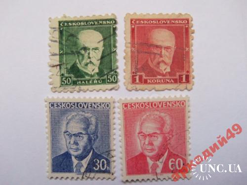 марки-Чехословакия с 1гр (А1)- 4марки
