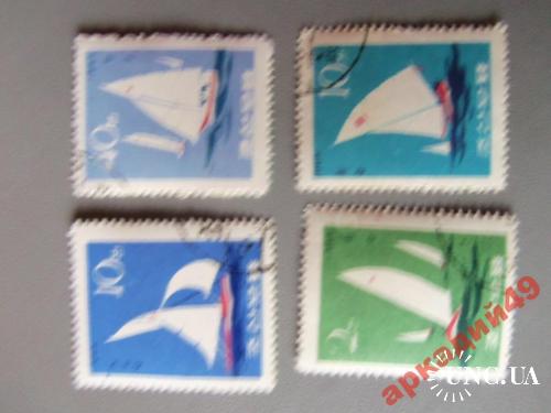 марки-КНДР спорт-парусный 1965

