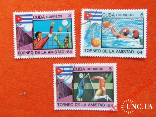 марки- Куба- спорт- 1984год 3 мароки
