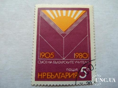 марки- с 1 гр Болгария--(А2) -- гашеная---1980
