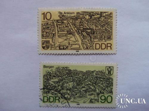 марки- с 1 гр ГДР--(А3) - гашеные 1988 год
