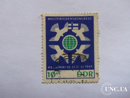 марки- с 1 гр ГДР--(А3) - гашеные -Голуби
