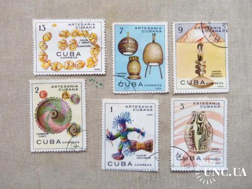 марки- с 1 гр Куба--(А3) - гашеные 1966 год
