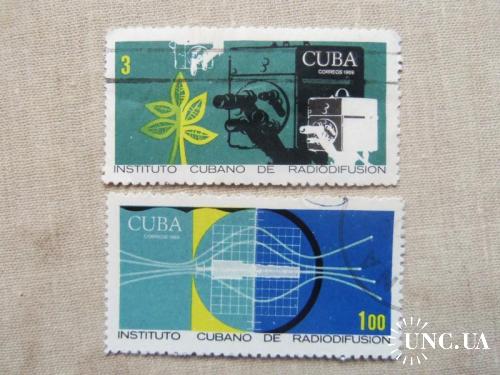 марки- с 1 гр Куба--(А3) - гашеные 1969 год
