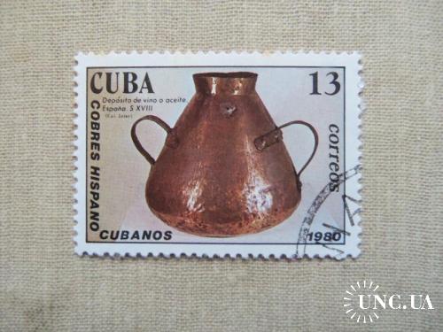 марки- с 1 гр Куба--(А3) - гашеные 1980 год
