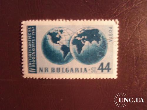 марки с 1гр-Болгария (А2) 1957г- гашеная
