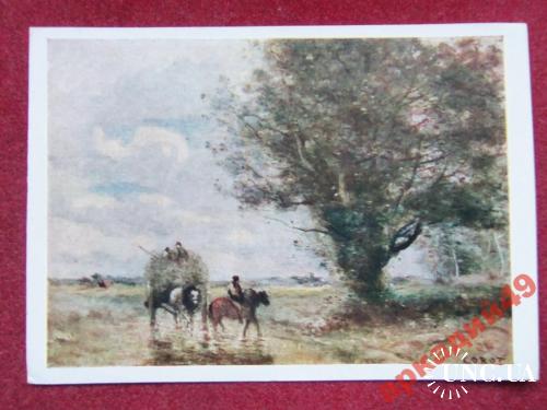 открытки(пейзаж) антиквар-худ Коро 1958г

