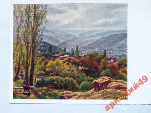 открытки(пейзаж) антиквар-худ Разумовская 1957г
