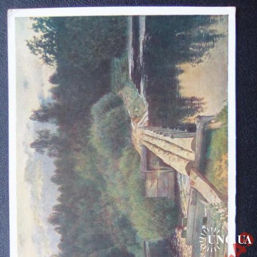 открытки(пейзаж) антикварные-худ Левитан 1954г
