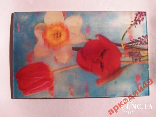 открытки-стерео цветы

