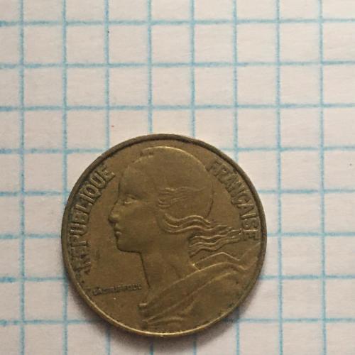 Монета 20 Сантим 1977 г Франция