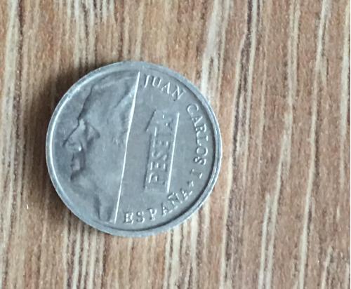 Монета Испания 1 песета 1994 года