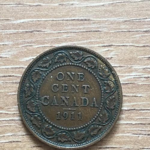 Монета Канада 1 цент 1911 г.
