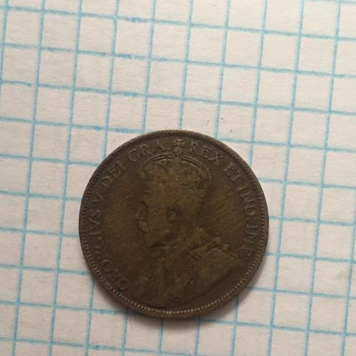 Монета Канада 1916 год 1 цент
