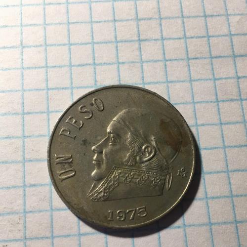 Монета Мексика 1975 год 1 песо