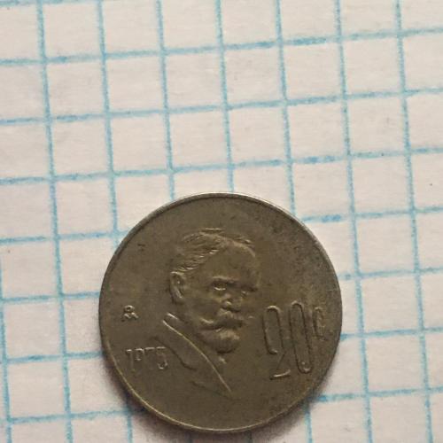 Монета  Мексика, 20 сентаво 1979 г.